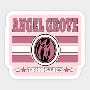 Angel Grove Athletics - Pink Sticker